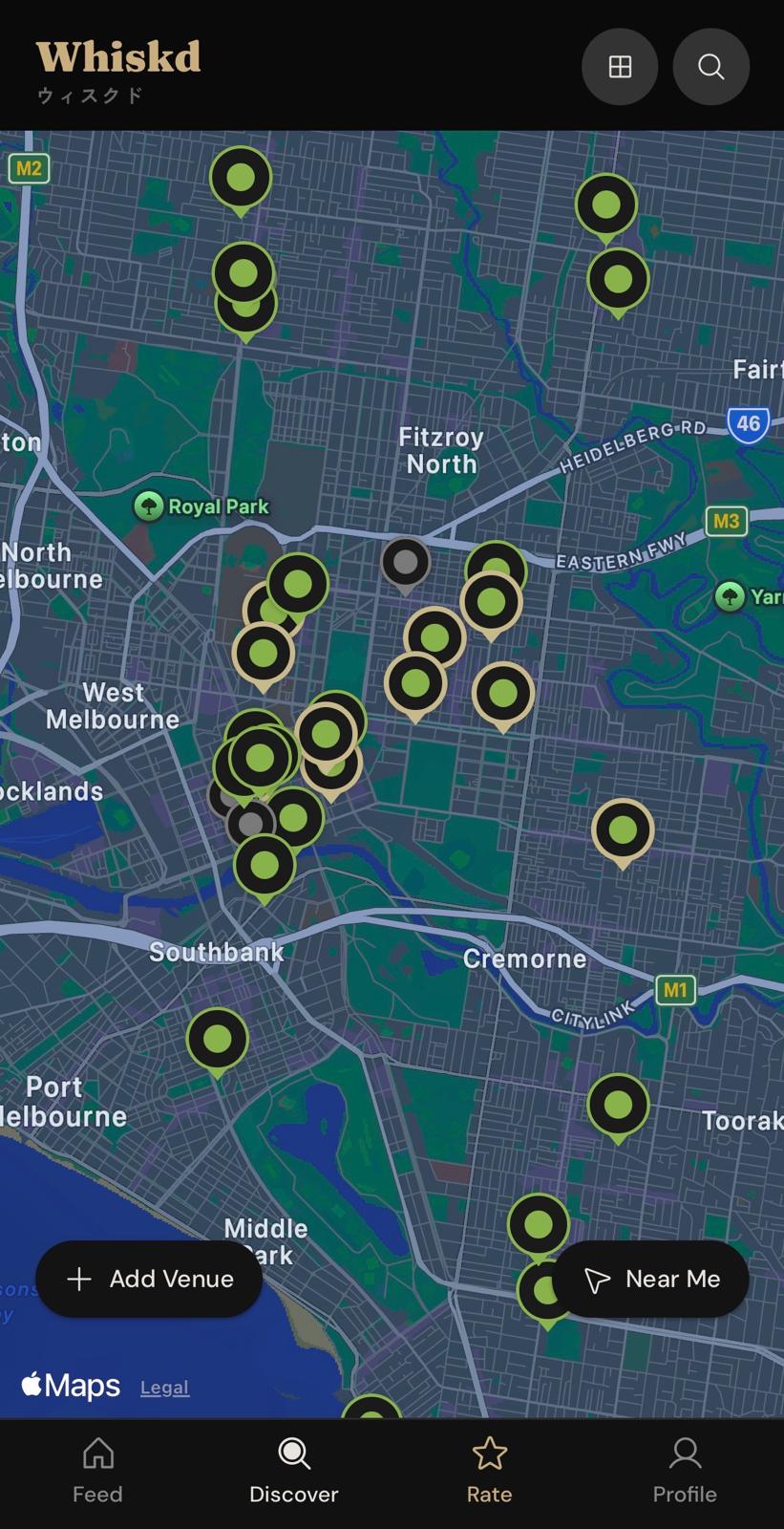 Discover venues