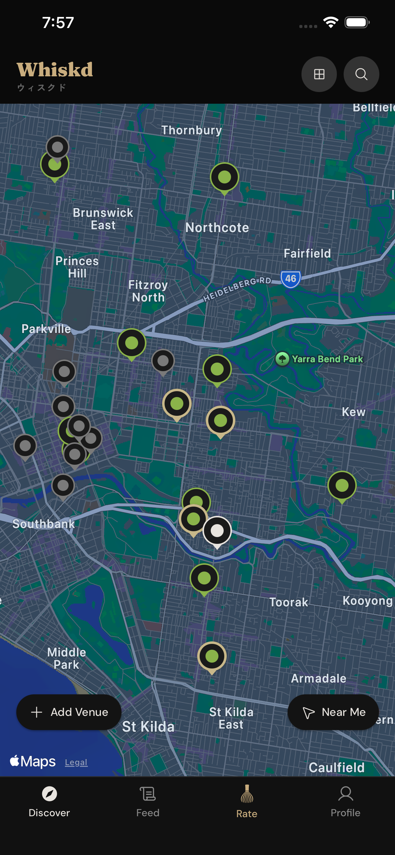 Discover venues