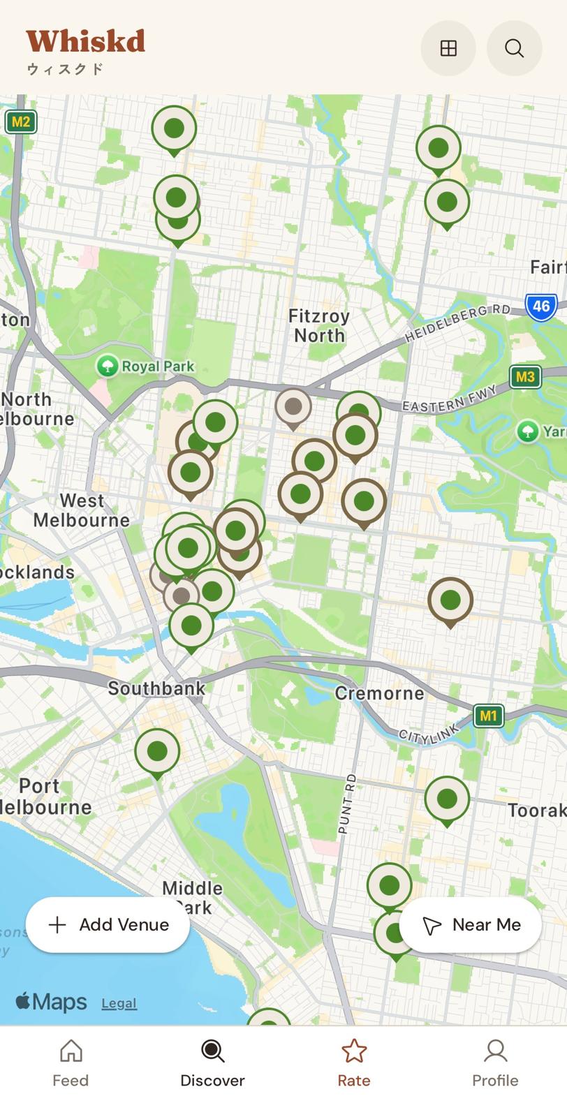 Discover venues