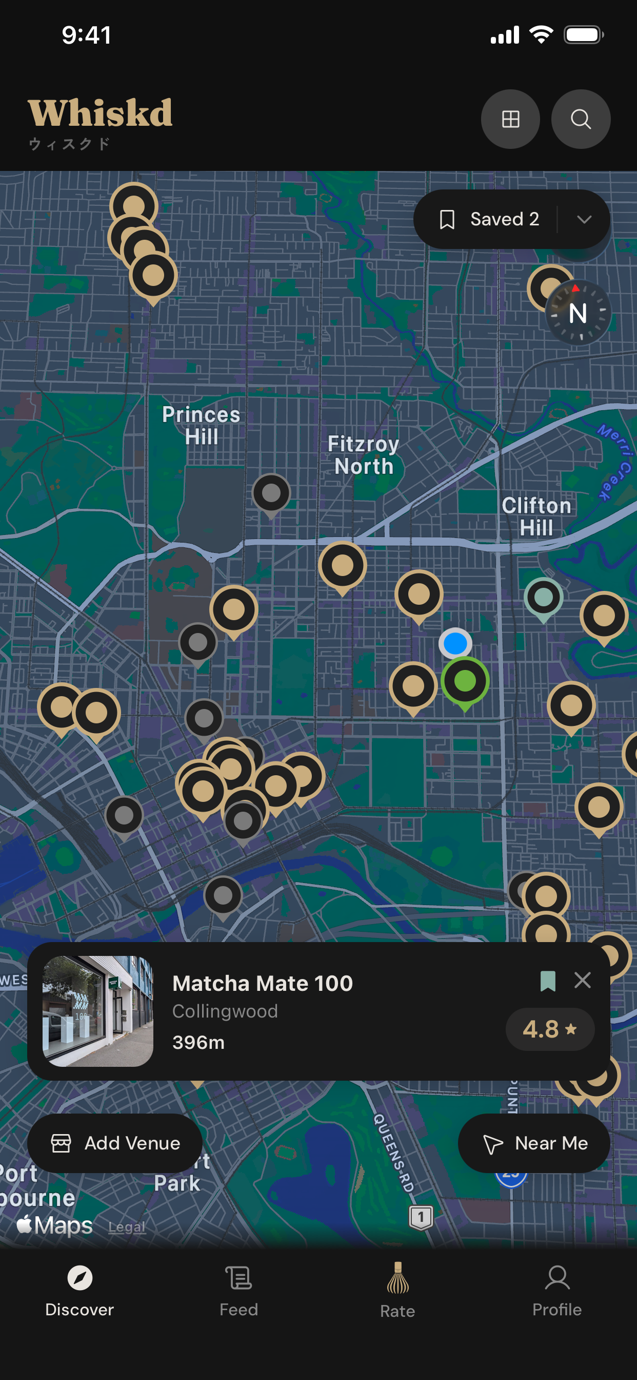 Discover venues