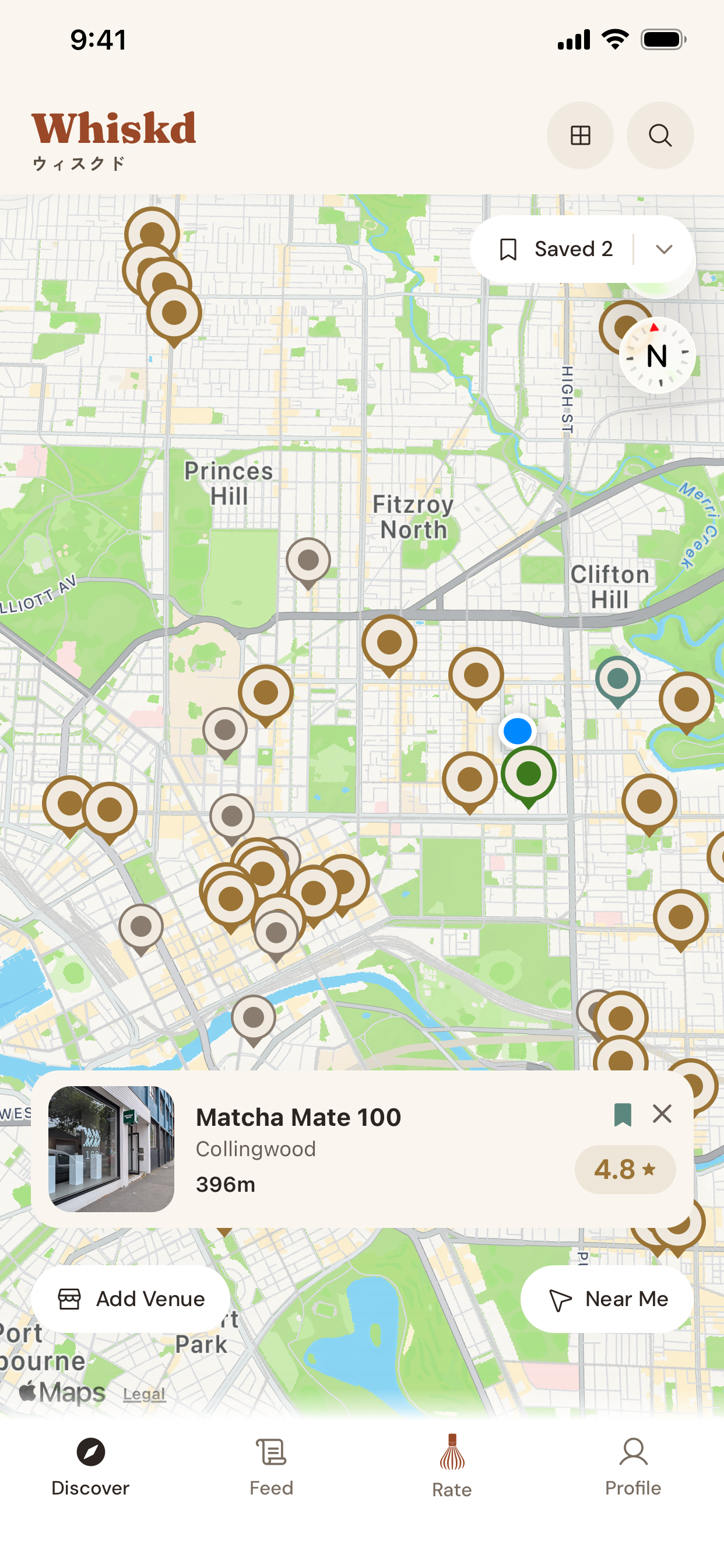 Discover venues
